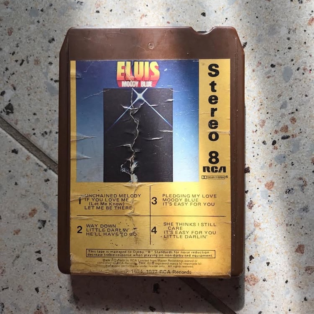 1977 E L V I S - Moody B L U E S 8 track